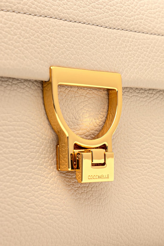 Kožená kabelka Coccinelle ARLETTIS béžová E1.MD5.12.08.01