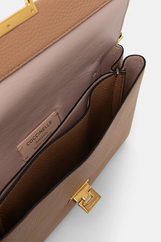 Kožená kabelka Coccinelle ARLETTIS E1.MD5.12.08.01 béžová