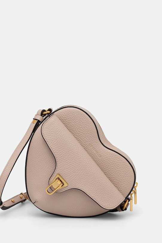 Кожаная сумочка Coccinelle COCCINELLE BEAT SOFT кожа бежевый E1.MF6.55.01.01