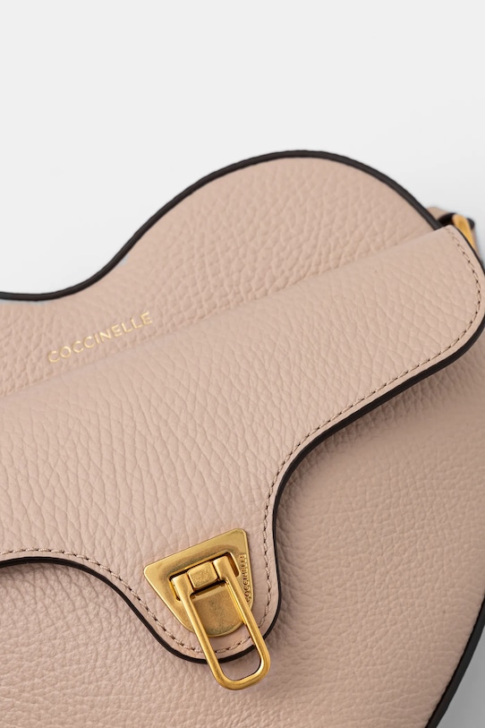 Кожаная сумочка Coccinelle COCCINELLE BEAT SOFT бежевый E1.MF6.55.01.01