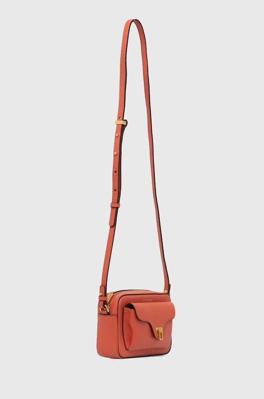 Coccinelle torebka skórzana Beat Soft E1.MF6.55.04.01.S pomarańczowy AW24