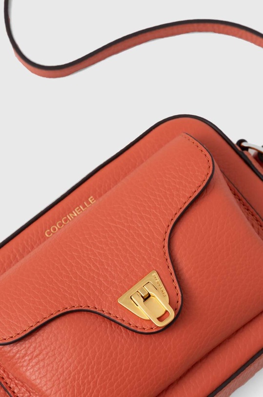 Coccinelle torebka skórzana Beat Soft pomarańczowy E1.MF6.55.04.01.S