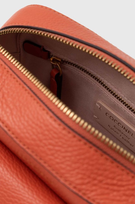 Coccinelle torebka skórzana BEAT SOFT RIBB E1.NOF.15.02.01.S pomarańczowy