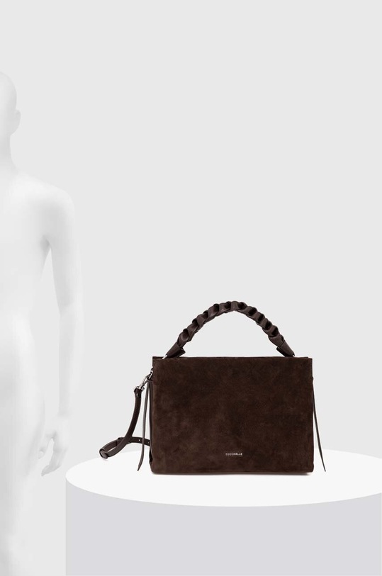 Coccinelle geanta de mana din piele intoarsa BOHEME SUEDE BIMATERIAL E1.P6P.19.02.01.S