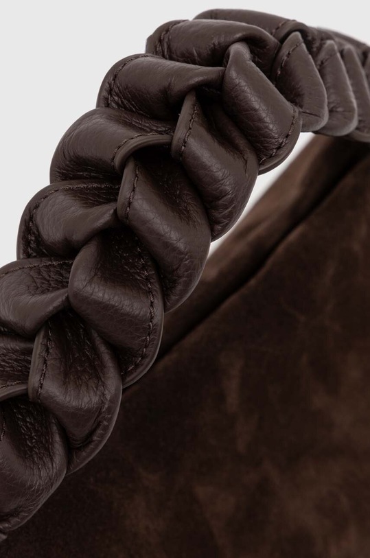 Accesorii Coccinelle geanta de mana din piele intoarsa BOHEME SUEDE BIMATERIAL E1.P6P.19.02.01.S maro