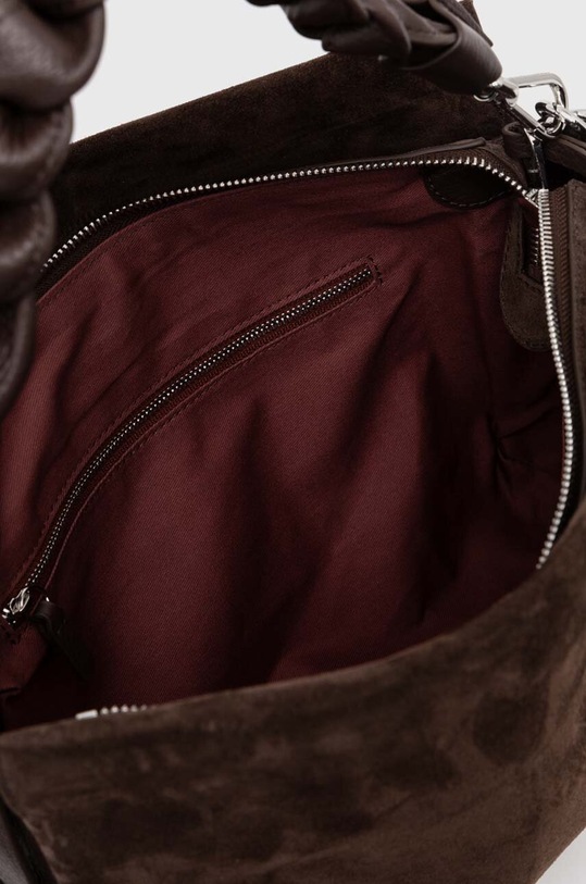 Coccinelle geanta de mana din piele intoarsa BOHEME SUEDE BIMATERIAL E1.P6P.19.02.01.S maro