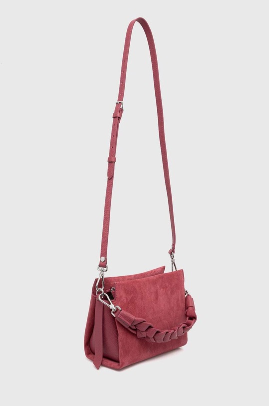 Semišová kabelka Coccinelle BOHEME SUEDE BIMATERIAL E1.P6P.58.01.01.S růžová AW24