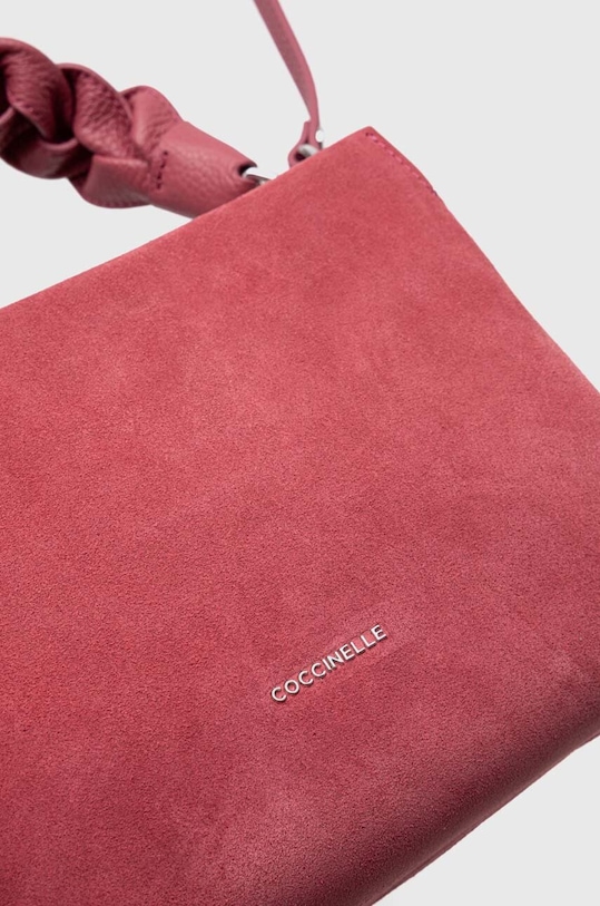 Doplňky Semišová kabelka Coccinelle BOHEME SUEDE BIMATERIAL E1.P6P.58.01.01.S růžová