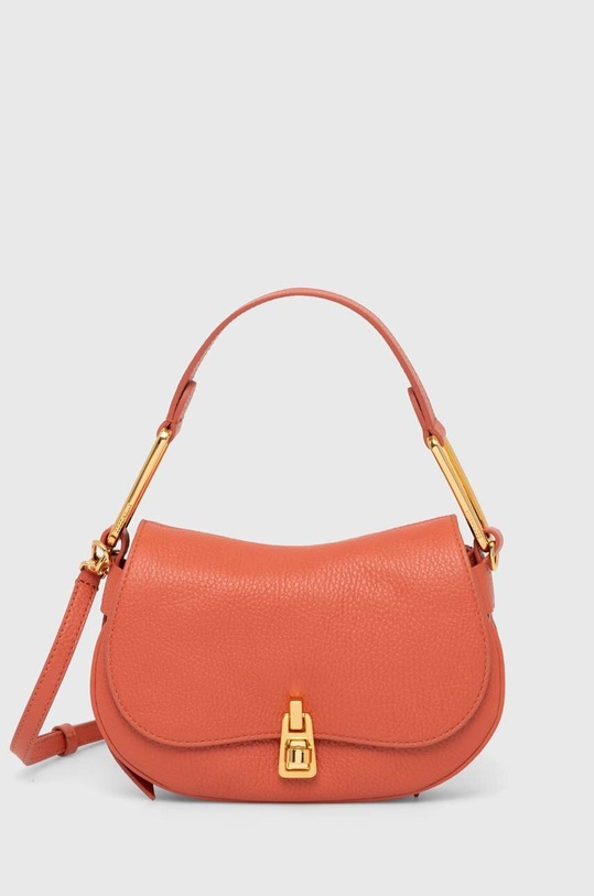 Coccinelle torebka skórzana MAGIE SOFT skóra licowa pomarańczowy E1.PQR.58.01.01.S