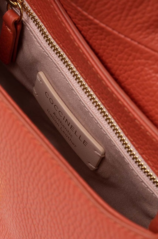 Coccinelle torebka skórzana MAGIE SOFT E1.PQR.58.01.01.S pomarańczowy