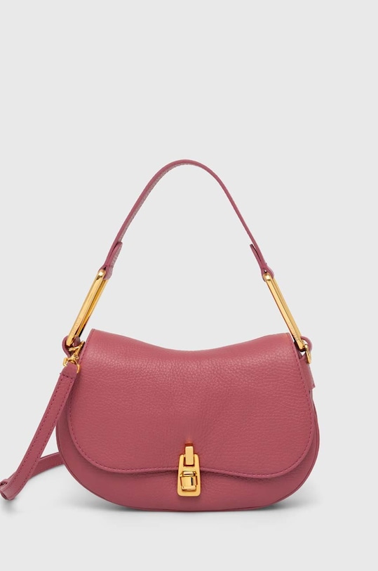 Coccinelle torebka skórzana MAGIE SOFT skóra licowa różowy E1.PQR.58.01.01.S