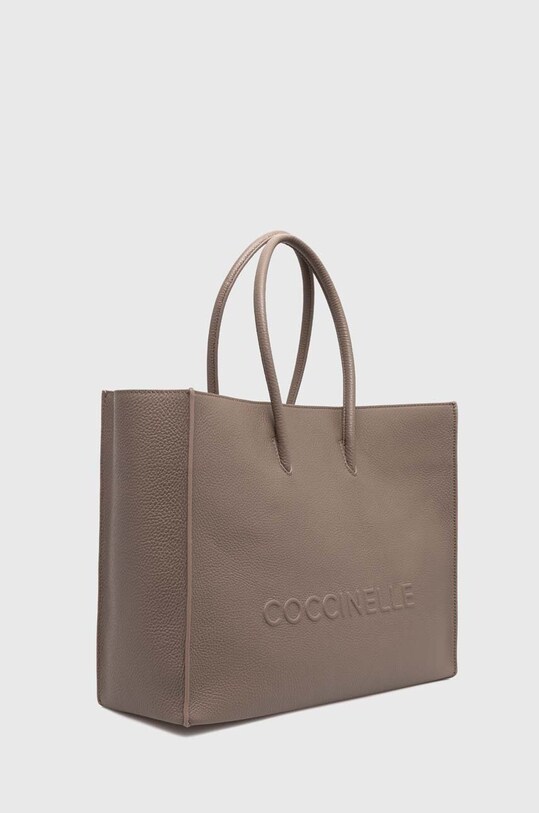 Шкіряна сумочка Coccinelle MYRTHA MAXI LOG E1.QBB.18.01.01 бежевий AW24