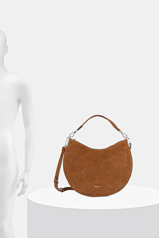 Coccinelle torebka zamszowa COCCINELLESUNUP SUEDE E1.QKG.13.01.01