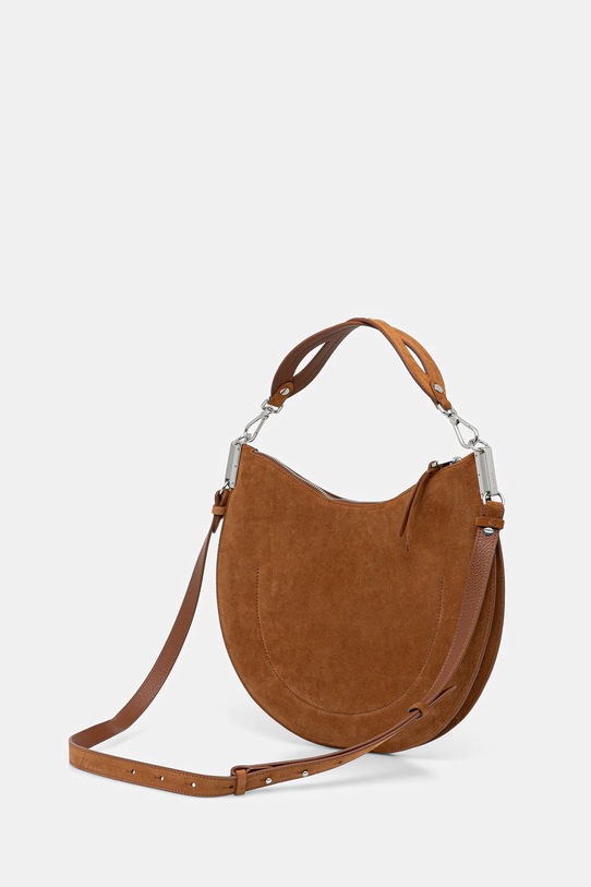 Akcesoria Coccinelle torebka zamszowa COCCINELLESUNUP SUEDE E1.QKG.13.01.01 brązowy