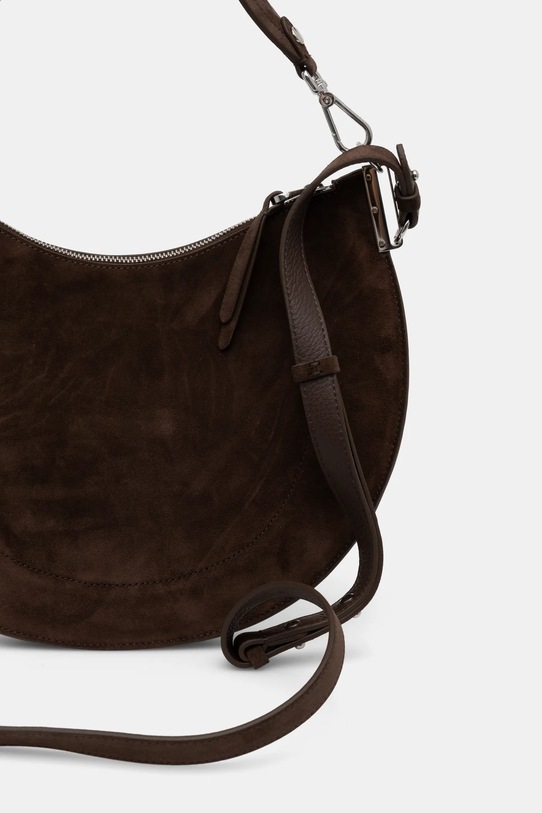 Doplňky Semišová kabelka Coccinelle COCCINELLESUNUP SUEDE E1.QKG.13.02.01 hnědá