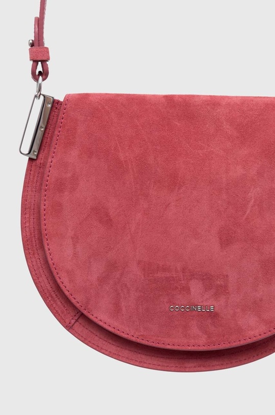 Akcesoria Coccinelle torebka skórzana SUNUP SUEDE E1.QKG.15.01.01 różowy