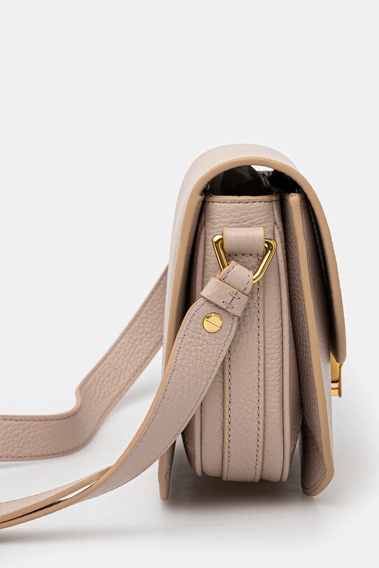 Kožna torba Coccinelle COCCINELLEDEW E1.QTF.15.03.01 bež SS25