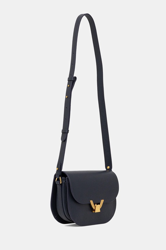 Coccinelle torebka skórzana COCCINELLEDEW E1.QTF.15.03.01 granatowy SS25