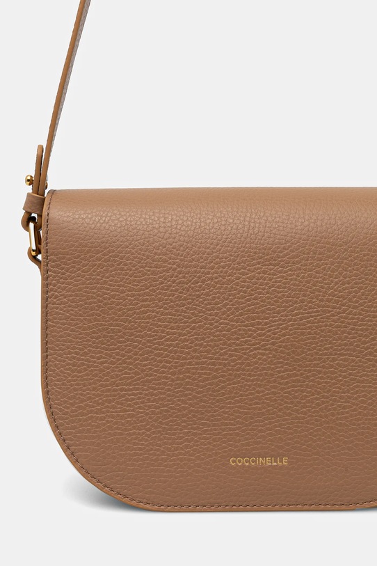 Doplnky Kožená kabelka Coccinelle COCCINELLEDEW E1.QTF.15.03.01 béžová