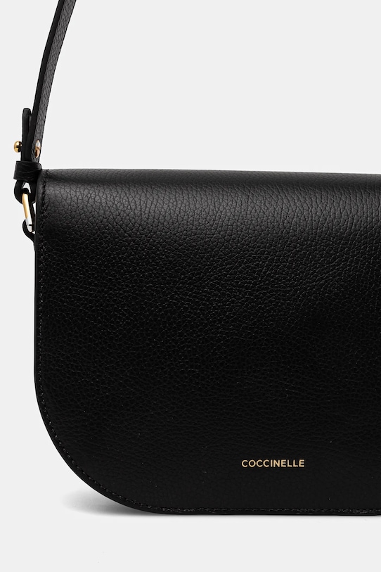 Accesorii Coccinelle geantă de piele COCCINELLEDEW E1.QTF.15.03.01 negru