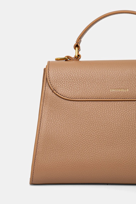 Akcesoria Coccinelle torebka skórzana COCCINELLEDEW E1.QTF.18.02.01 beżowy