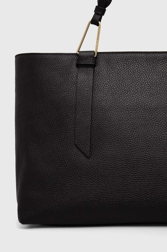 Accesorii Coccinelle poseta de piele COCCINELLEMALORY E1.R1K.11.01.01 negru