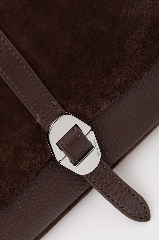 Doplňky Kožená kabelka Coccinelle COCCINELLEDORIAN SUEDE E1.RAP.12.02.01 hnědá