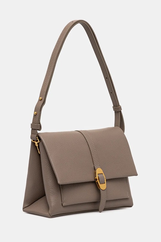 Kožená kabelka Coccinelle COCCINELLEDORIAN E1.RCK.12.02.01 béžová AW24