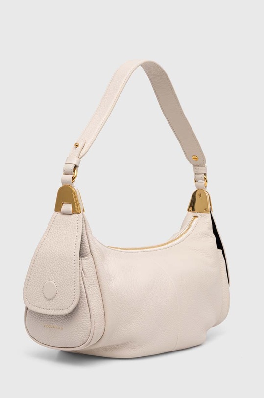 Kožená kabelka Coccinelle COCCINELLECAMPUS E1.RFF.13.01.01 béžová AW24
