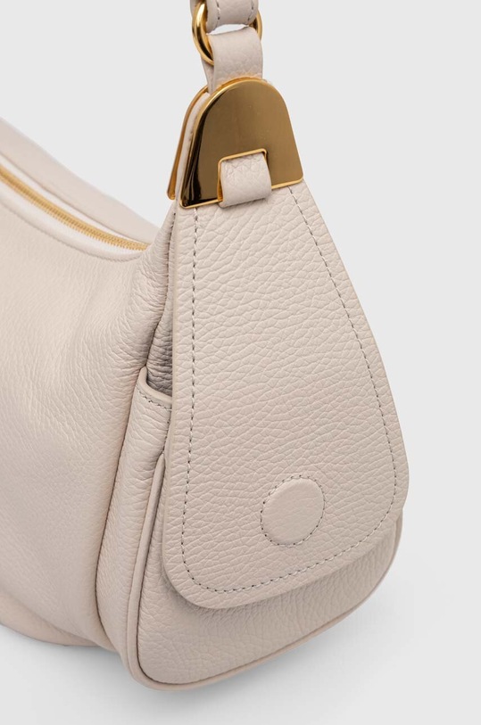 Kožená kabelka Coccinelle COCCINELLECAMPUS béžová E1.RFF.13.01.01