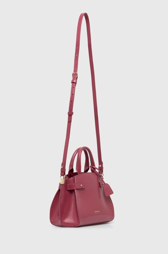 Coccinelle torebka skórzana KLICHE SHINY CA E1.RLC.18.03.01 różowy AW24