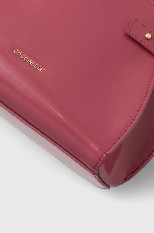 Coccinelle torebka skórzana KLICHE SHINY CA różowy E1.RLC.18.03.01