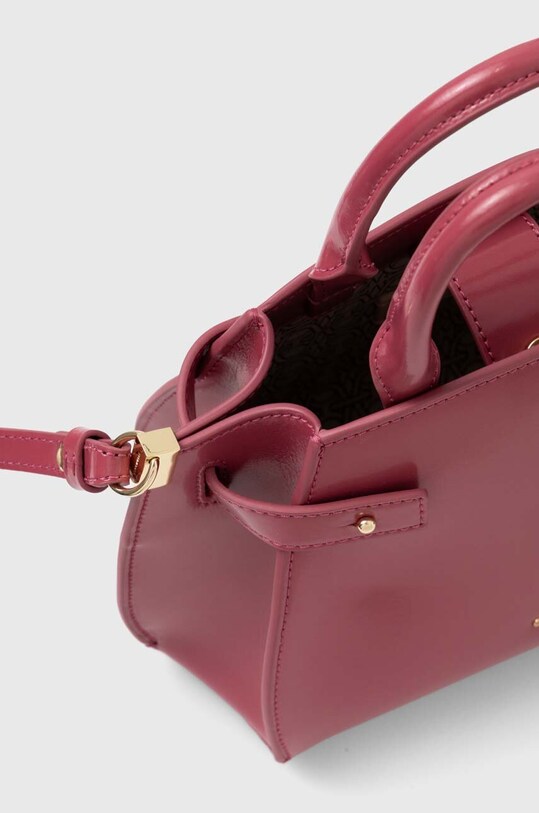 Coccinelle torebka skórzana KLICHE SHINY CA E1.RLC.18.03.01 różowy