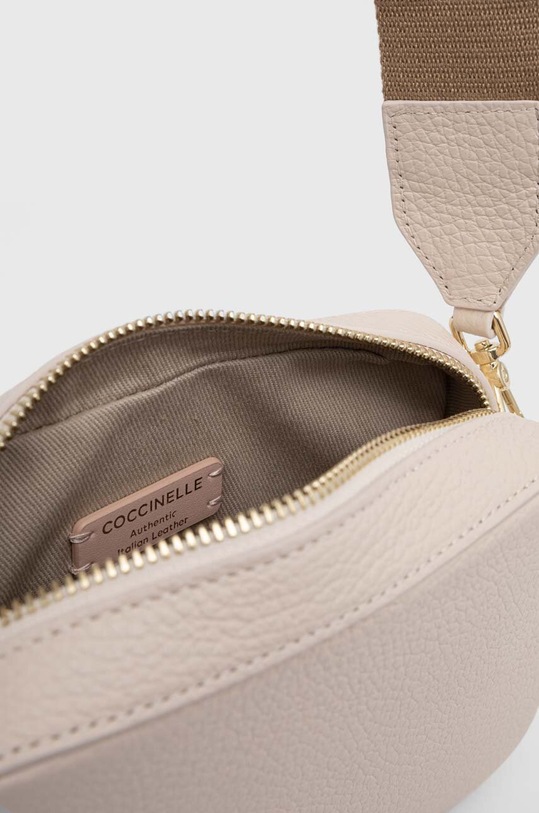 Coccinelle torebka skórzana TEBE E5.MN5.55.I1.01.S beżowy