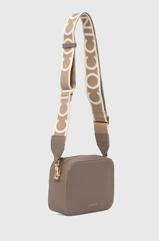 Coccinelle poseta de piele TEBE E5.MN5.55.I1.01.S bej AW24