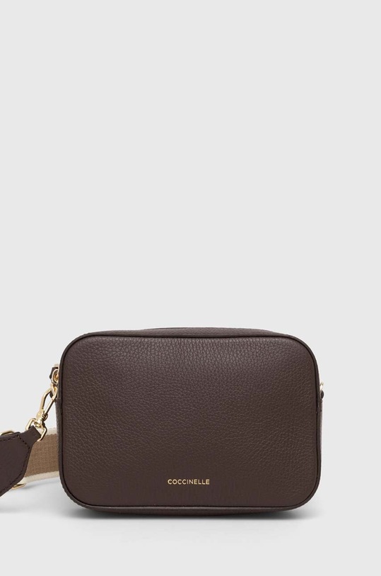 Coccinelle torebka skórzana TEBE skóra licowa brązowy E5.MN5.55.I1.01.S