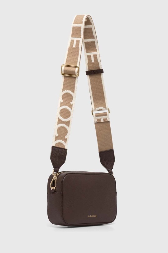 Coccinelle torebka skórzana TEBE E5.MN5.55.I1.01.S brązowy AW24