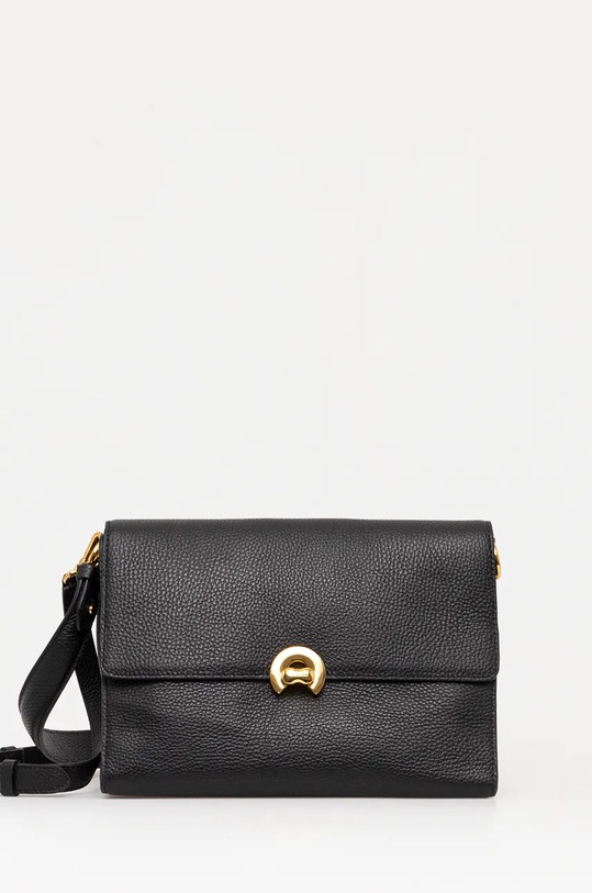 Coccinelle poseta de piele COCCINELLEBINXIE uni negru E1.P7P.12.02.21