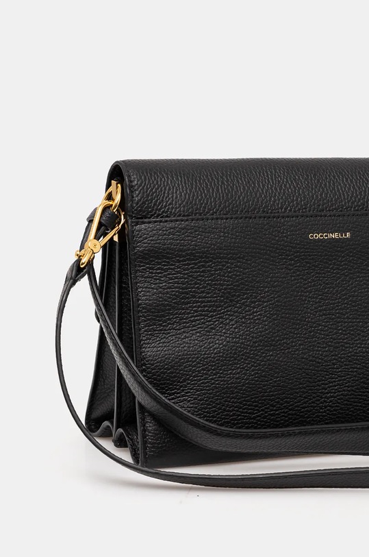 Accesorii Coccinelle poseta de piele COCCINELLEBINXIE E1.P7P.12.02.21 negru