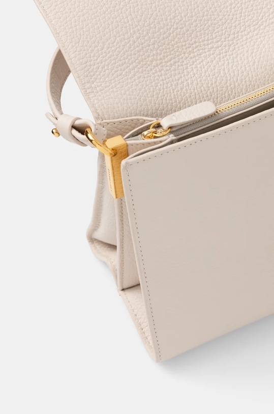 Kožená kabelka Coccinelle COCCINELLEBINXIE E1.P7P.18.01.21.S béžová