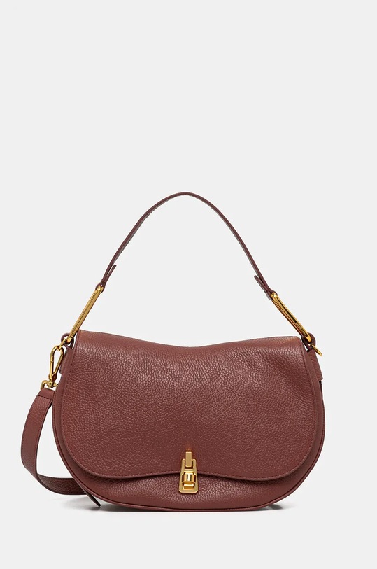 Kožená kabelka Coccinelle COCCINELLEMAGIE SOFT přírodní kůže oranžová E1.PQR.18.03.01.S