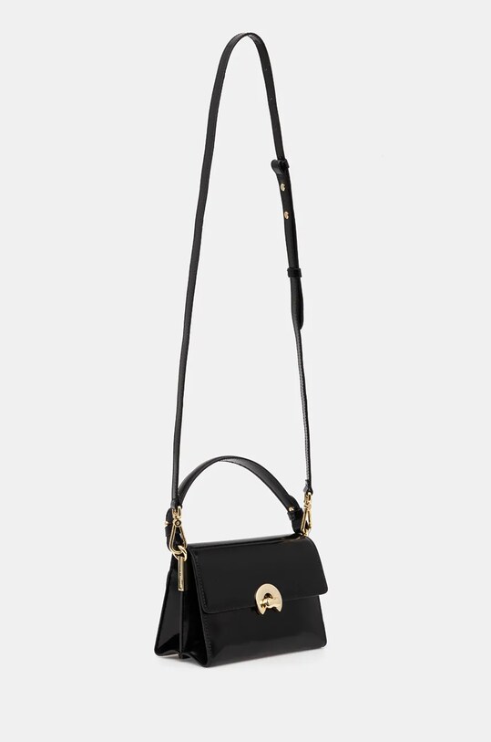 Coccinelle poseta de piele COCCINELLEBINXIE SHINY CA E1.R8B.58.01.01 negru AW24