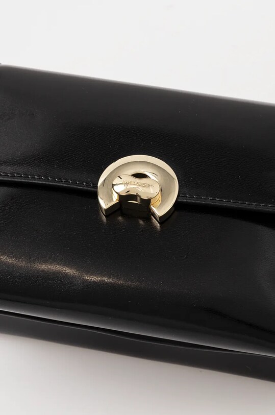 Coccinelle poseta de piele COCCINELLEBINXIE SHINY CA negru E1.R8B.58.01.01