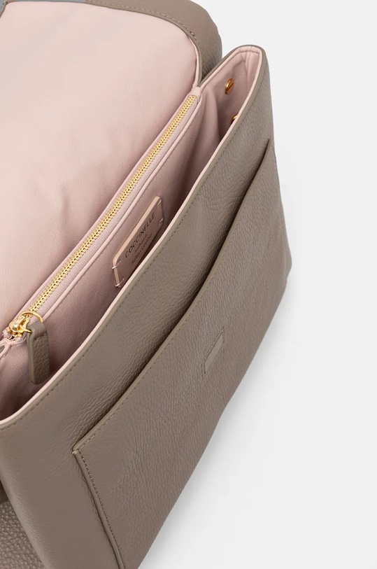 Δερμάτινη τσάντα Coccinelle COCCINELLEDORIAN E1.RCK.12.01.01 μπεζ