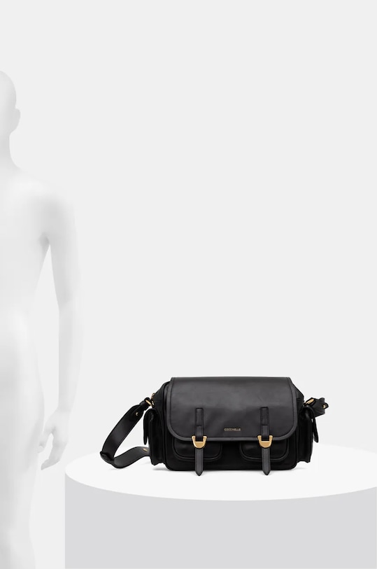 Kožená kabelka Coccinelle COCCINELLECAMPUS VINTAGE E1.RFG.15.01.01