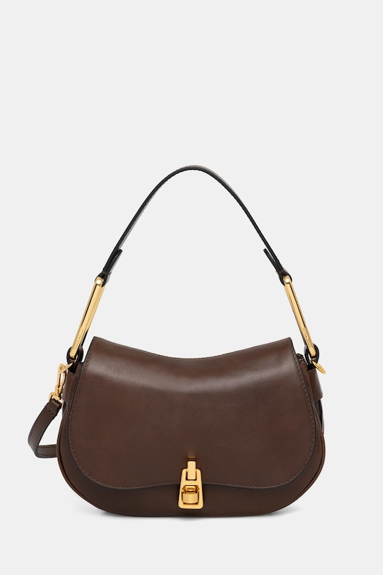 Kožená kabelka Coccinelle COCCINELLEMAGIE VINTAGE přírodní kůže hnědá E1.RJL.58.01.01