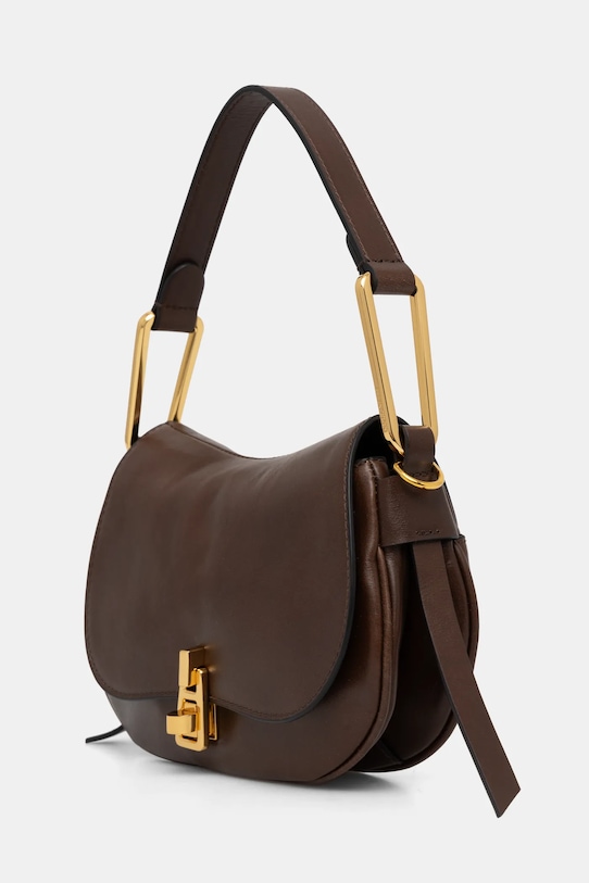 Kožená kabelka Coccinelle COCCINELLEMAGIE VINTAGE E1.RJL.58.01.01 hnědá AW24