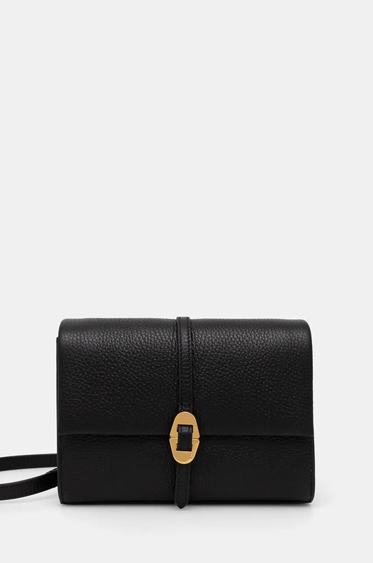 Coccinelle torebka skórzana DORIAN skóra licowa czarny E5.RCK.55.01.01