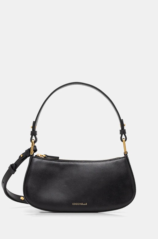 Torba Coccinelle MERVEILLE VINTAGE bez uzorka crna E5.RX1.52.01.01