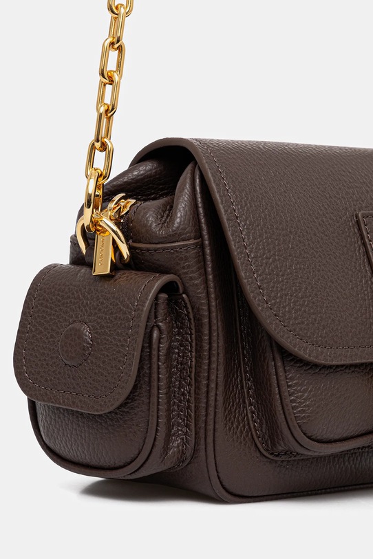 Шкіряна сумочка Coccinelle COCCINELLECAMPUS коричневий E1.RFF.55.01.01